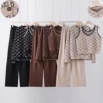 Monogram Knit 3-Piece Lounge & Travel Set