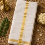 Classic Gold Small Kasavu Kerala Dhothi