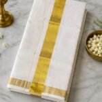 Classic Golden Kasavu Kerala Dhothi