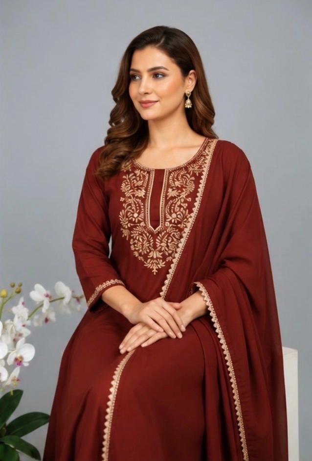 Elegant Rayon 3-Piece Suit - Image 5