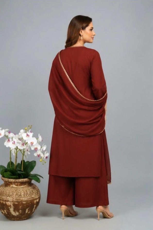 Elegant Rayon 3-Piece Suit - Image 3