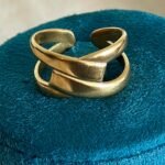 Golden Crossweave Ring