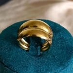 Golden Duo Dome Ring