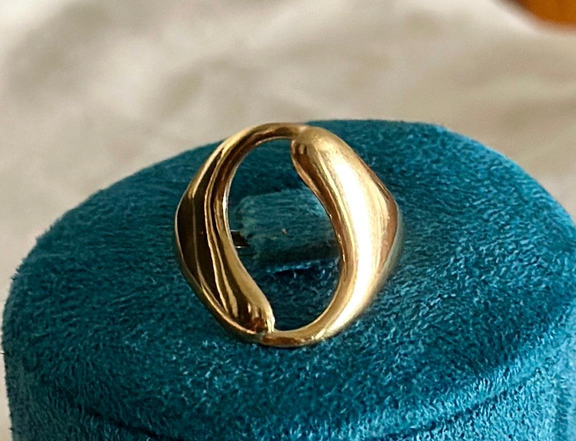Golden Eclipse Open Ring - Image 2