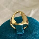 Golden Eclipse Open Ring