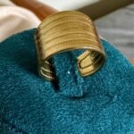 Golden Feather Cuff Ring