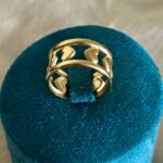 Golden Heart Breeze Ring