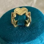 Golden Heart Harmony Ring