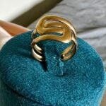Golden Infinity Flow Ring