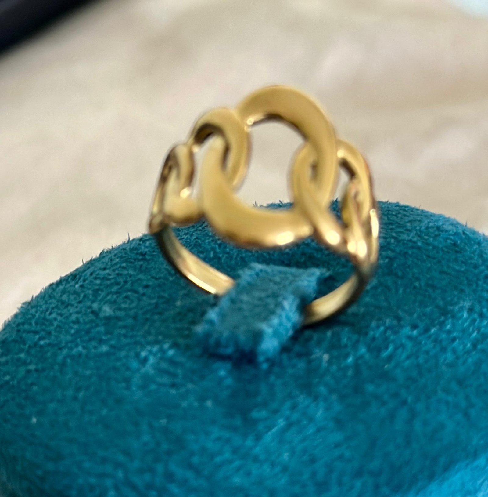 Golden Orbit Ring