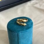 Golden Serpent Wrap Ring
