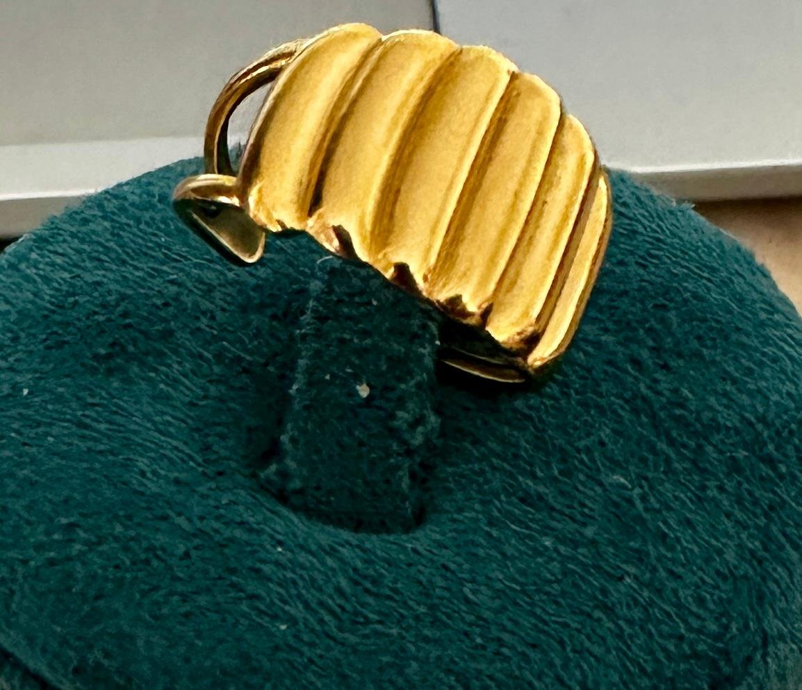 Golden Shell Cuff Ring