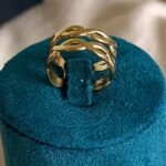 Golden Vine Weave Ring