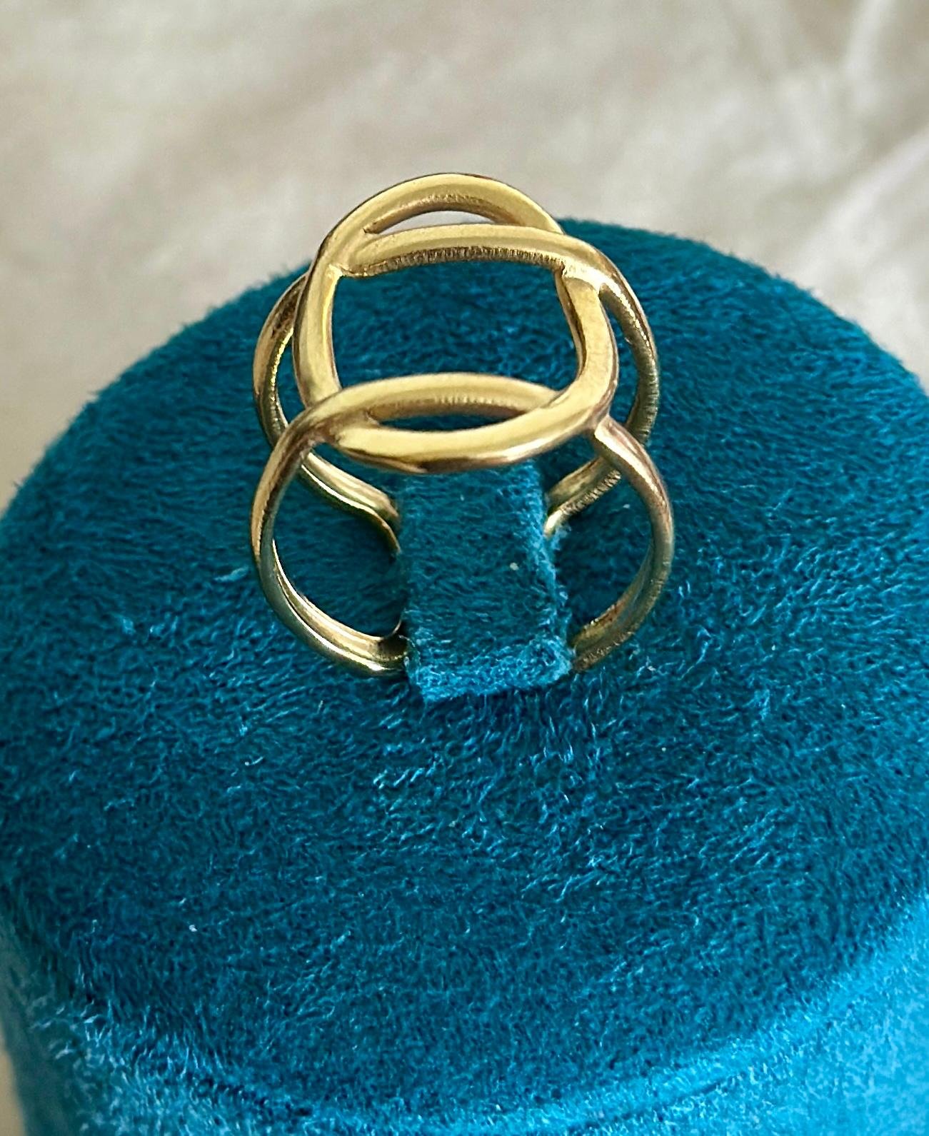 Interwoven Harmony Ring