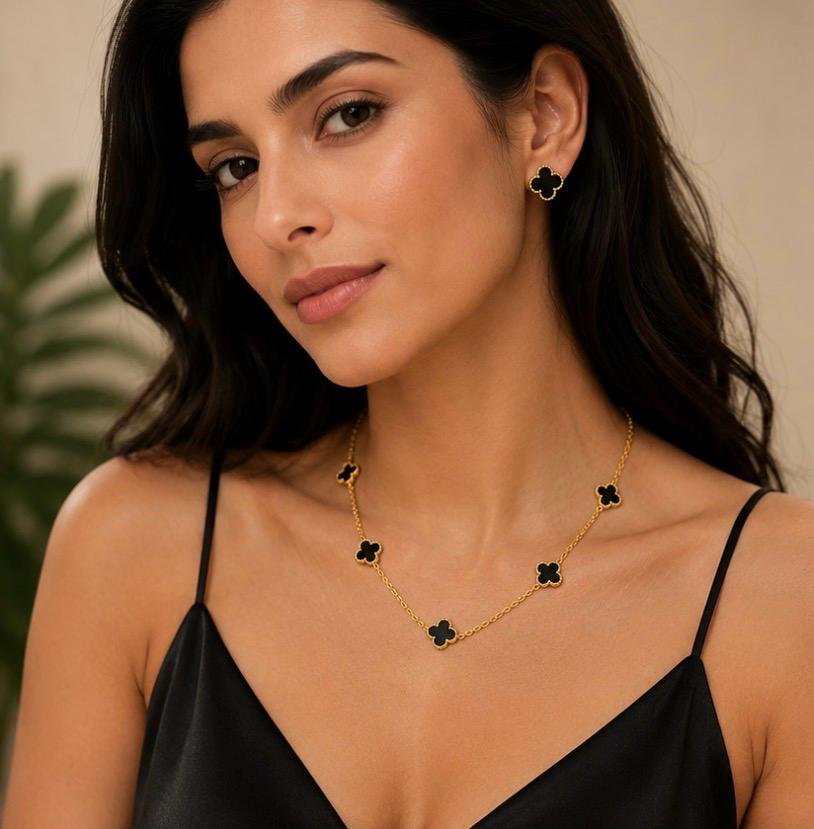 Lucky Clover Elegance Jewelry Set