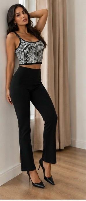 Women's Geometric Knit 3-Piece Co-Ord Set - Image 7