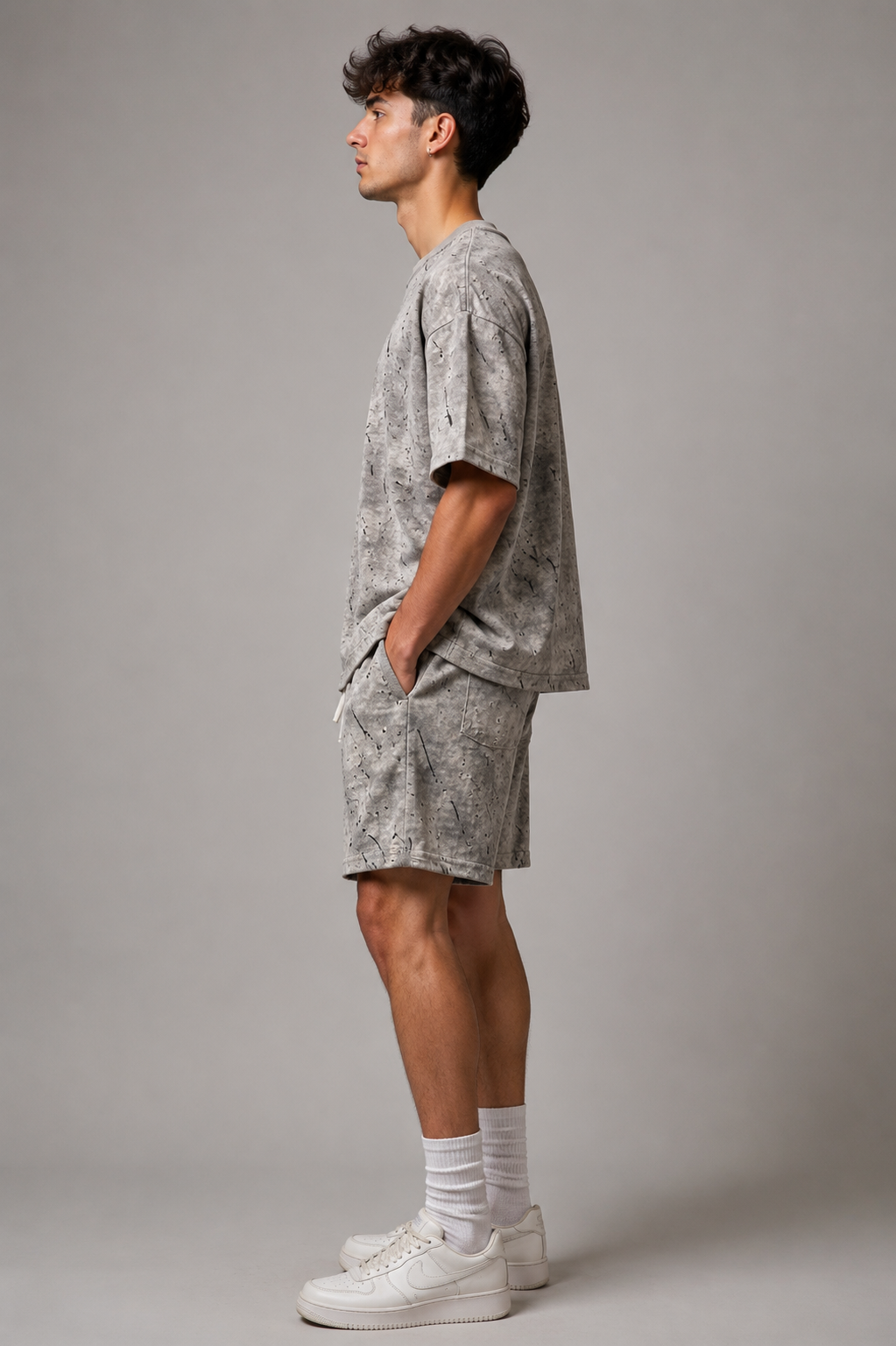 Urban Distressed Acid Wash Co-Ord Set - Image 3
