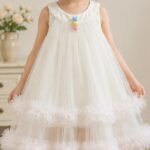 Ivory Fairy Princess Layered Tulle Dress