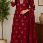 Polka Kurthi Set