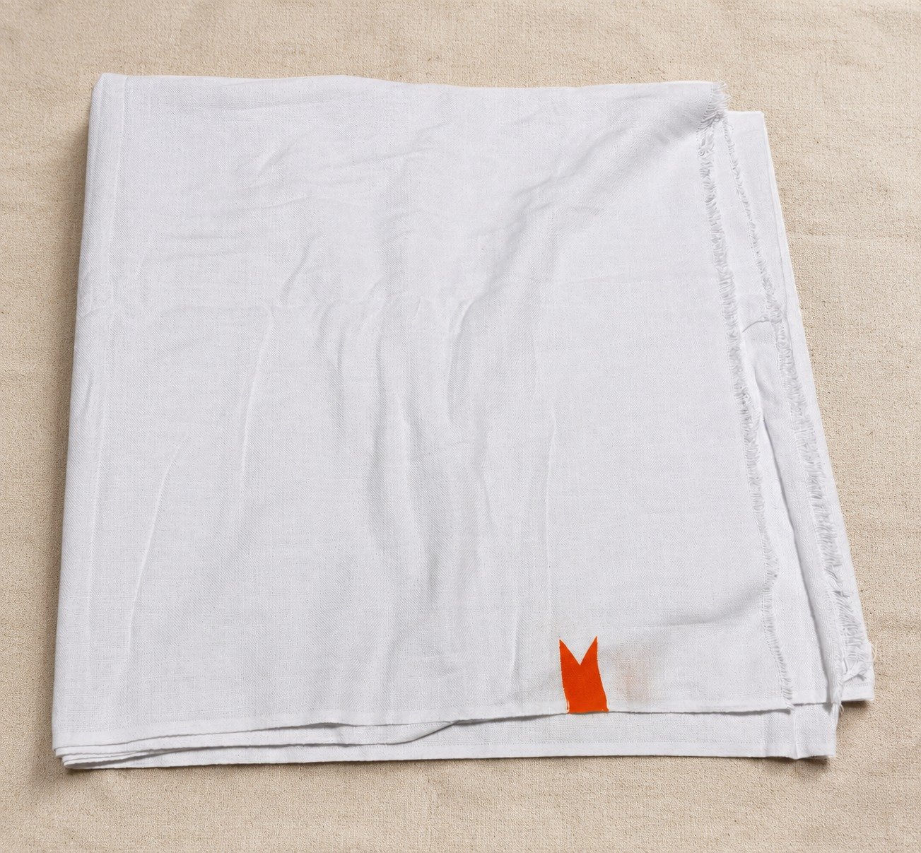 Premium Kerala Cotton Bath Towel – White - Image 2