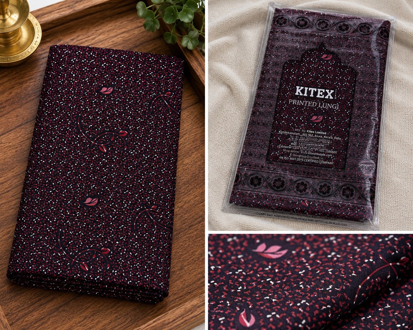 Kitex Printed Lungi - Image 3