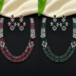 Royal Emerald & Ruby Necklace Set