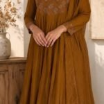 Zara Embroidered Anarkali Suit Set