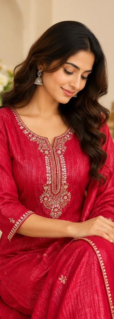 ❤️ Elegant Shimmer Salwar Suit - Image 2